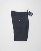 Trousers made of 20 denier stretch nylon whose weft and warp create a lightweight, matt and stretch fabric.
Comfortable to wear thanks to the drawstring that can be adapted to the desired fit, the style has a casual yet sophisticated feel that updates your everyday wardrobe.


Regular fit

Elastic with drawstring waist

Pleats at the front

Zip and button fastening

Slanted pockets

Patch pockets on the back

Drawstring at the ankles
Article: PT000041U 12431SZ
Color: Black / 9300