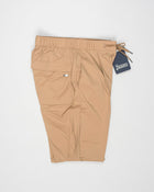 Trousers made of 20 denier stretch nylon whose weft and warp create a lightweight, matt and stretch fabric.
Comfortable to wear thanks to the drawstring that can be adapted to the desired fit, the style has a casual yet sophisticated feel that updates your everyday wardrobe.


Regular fit

Elastic with drawstring waist

Pleats at the front

Zip and button fastening

Slanted pockets

Patch pockets on the back

Drawstring at the ankles
Article: PT000041U 12431SZ
Color: Camel / 2157