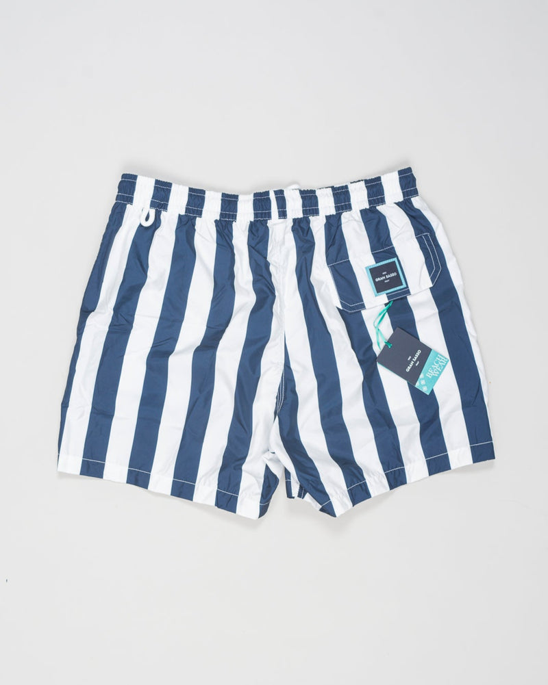 Composition: 100% Polyester
Color: 590 / Navy &amp; White
Article: 90101 / 42800
Made in Italy