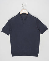 Expertly crafted from luxurious silk, the Gran Sasso Capri Collar Silk Knit Polo Shirt offers a sophisticated and luxurious addition to any wardrobe. The high-quality silk knit fabric ensures a comfortable and breathable fit, while the classic polo shirt design adds a touch of timeless elegance. Elevate your style with this must-have piece.
Composition: 100% Silk
Color: 597 / Midnight Blue
Article: 43129 / 23503
Made in Italy