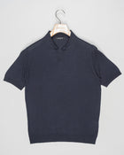 Expertly crafted from luxurious silk, the Gran Sasso Capri Collar Silk Knit Polo Shirt offers a sophisticated and luxurious addition to any wardrobe. The high-quality silk knit fabric ensures a comfortable and breathable fit, while the classic polo shirt design adds a touch of timeless elegance. Elevate your style with this must-have piece.
Composition: 100% Silk
Color: 597 / Midnight Blue
Article: 43129 / 23503
Made in Italy
