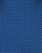 Viola Milano Square Pattern Selftipped Italian Silk Tie / Navy