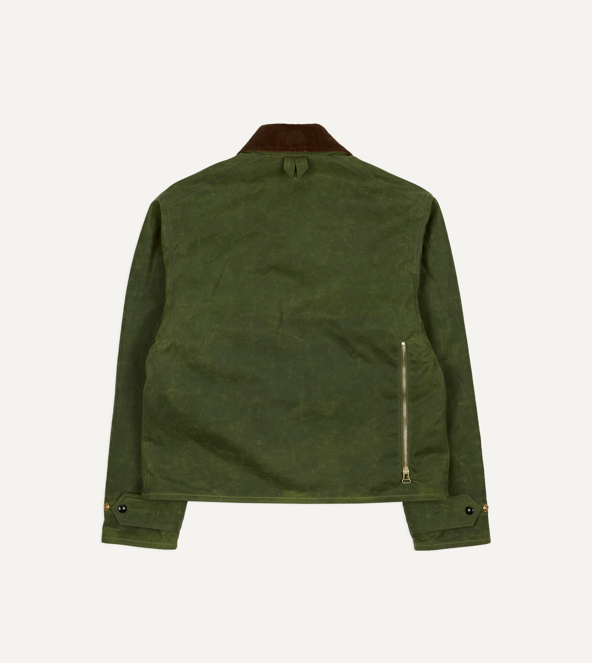 Drake's Waxed Cotton Wader Jacket / Lemongrass
