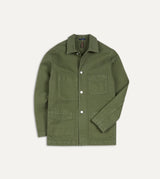 Drake's Duck Cotton Chore Jacket / Olive