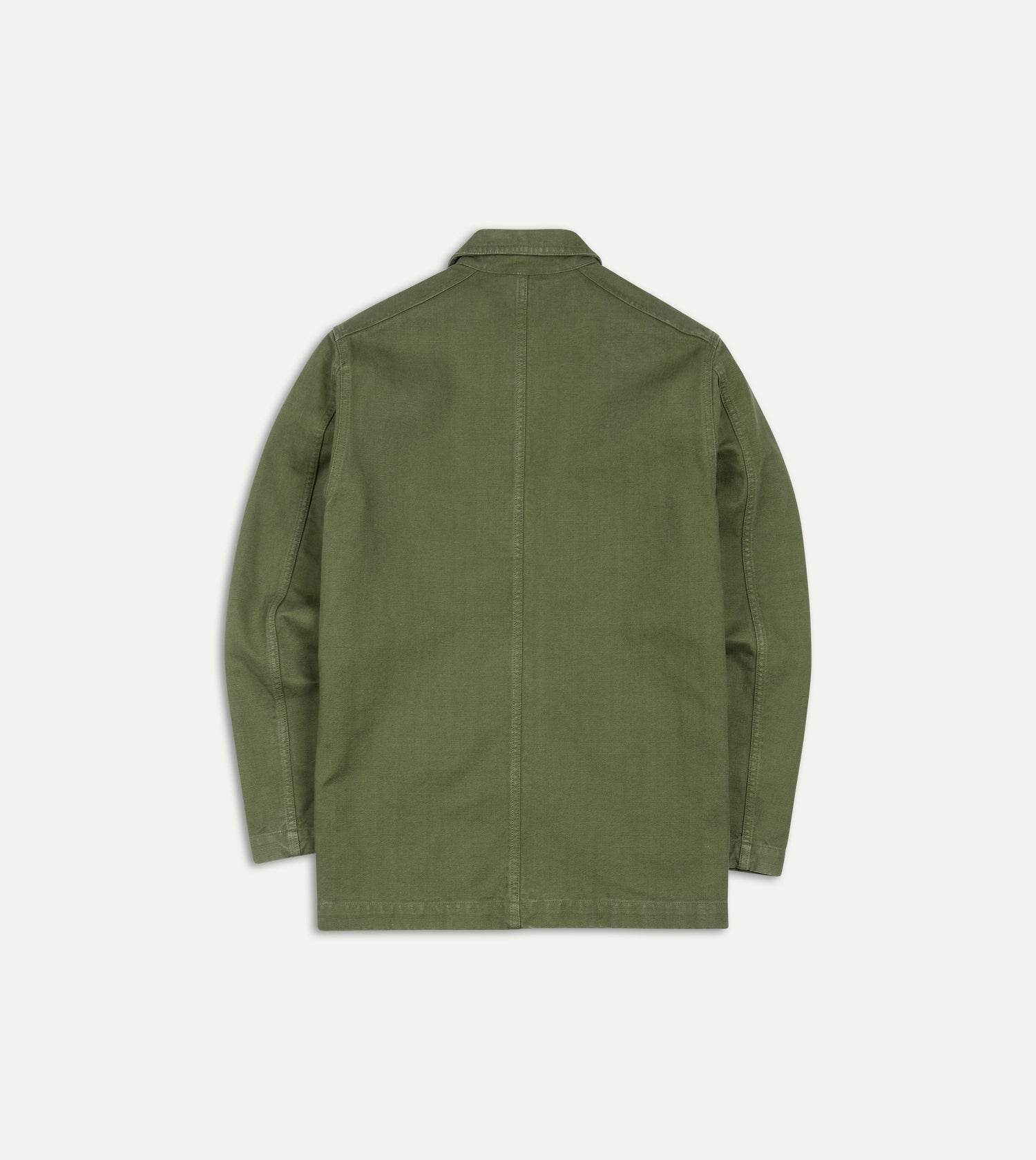 Drake's Duck Cotton Chore Jacket / Olive