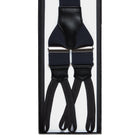 Viola Milano Classic Width Braces Braid Ends / Solid Navy