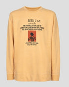 C.P. Company SEED_2 Re-Cycled Fleece Graphic Sweatshirt / Flame Orange