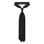 Viola Milano Mix Floral Selftipped Silk Tie / Forest