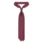 Viola Milano Floral Pattern Selftipped Silk Tie / Rose Mix