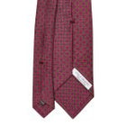 Viola Milano Floral Pattern Selftipped Silk Tie / Rose Mix