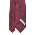 Viola Milano Floral Pattern Selftipped Silk Tie / Rose Mix