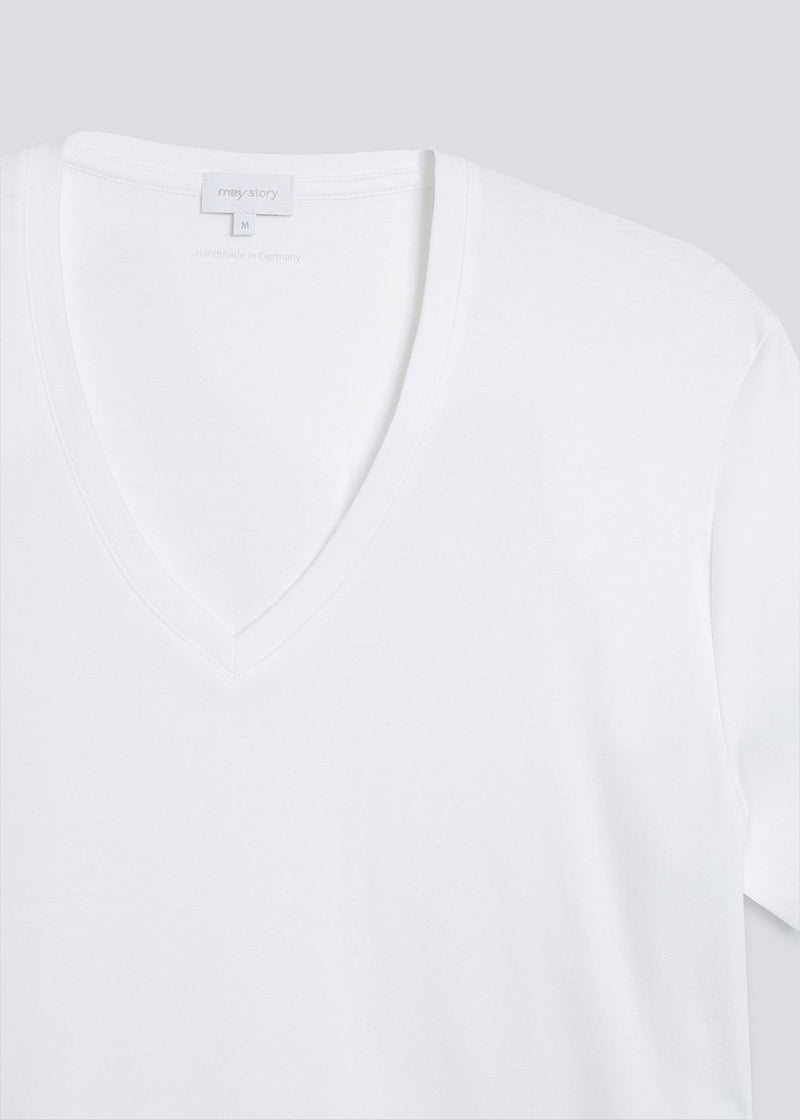 Mey Story T-shirt V-Neck White