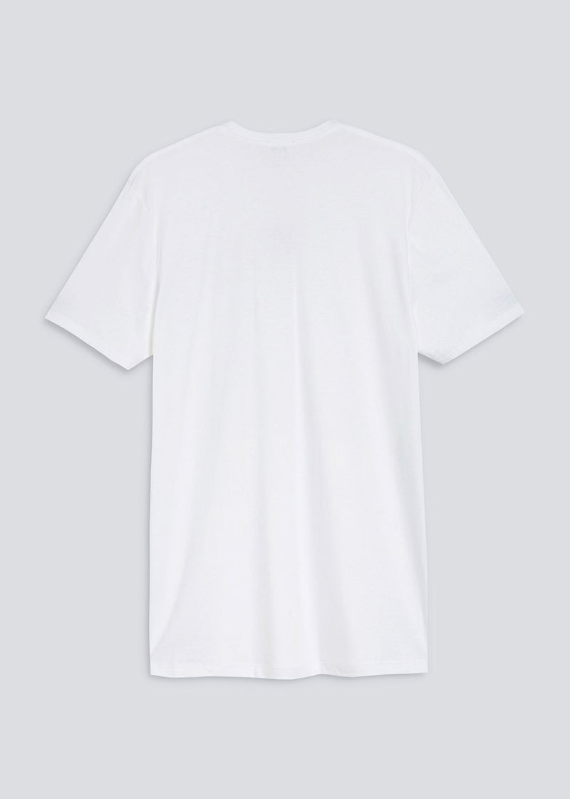 Mey Story T-shirt Round Neck With Breast Pocket White