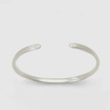 Codis Maya Brushed Sterling Silver Oval Bracelet