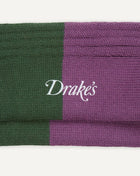 Drake's Multi Cotton Sports Socks / Yellow