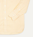 Drake's Bengal Stripe Poplin Button-Down Shirt / Yellow