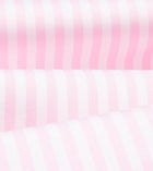 Drake's Bengal Stripe Poplin Button-Down Shirt / Pink