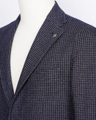TAGLIATORE Jersey Jacket Wool & Cotton / Blue
