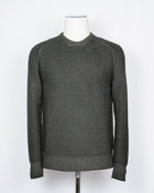 Beautifully heavy and robust merino wool knit.  100% Merino wool Art. D5M103PA Col.    / Green