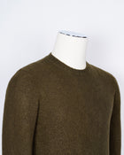 Drumohr brushed wool crew neck. Soft, light and warm.  100% Lambswool Art. D8W103G Col.479 / Olive Green