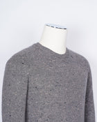Drumohr wool & cashmere  in a elegant melange color. Soft, light and warm.  68% wo, 29% ws, 3% pa Art. D8W103MG Col. 640 Grey Melangé