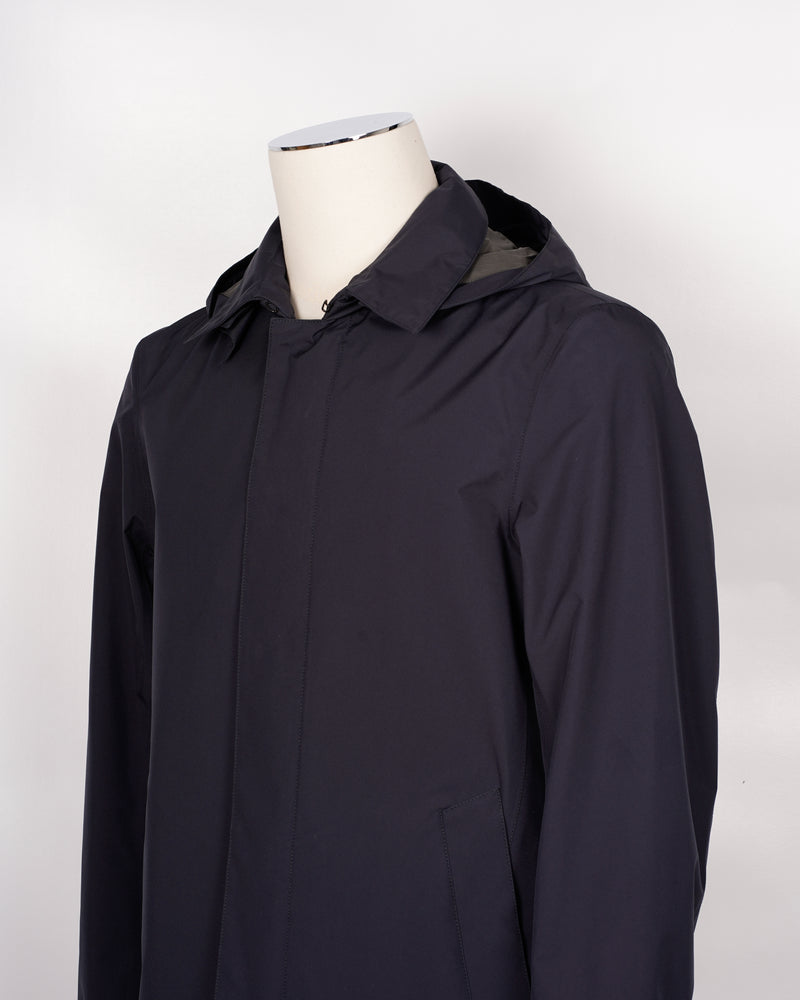 Herno Laminar Car Coat / Dark Blue