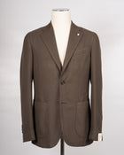 L.B.M. 1911 Cotton Lyocell Jersey Jacket / Khaki Green
