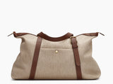 Mismo M/S Holdall – Grand Herringbone / Cuoio