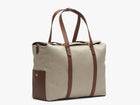 Mismo M/S Mega Tote - Grand Herringbone / Cuoio