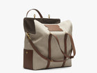 Mismo M/S Mega Tote - Grand Herringbone / Cuoio