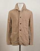 Moleskin brewer jacket. 100% Cotton Made in Italy Color: Khaki / Beige Style: Brewer Jacket