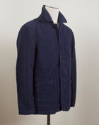 Khaki moleskin brewer jacket. 100% Cotton Made in Italy Color: Navy Style: Brewer Jacket