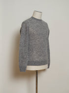 Soft, light and warm.  55% Baby alpaca 35% Polyamide 10% Wool Art. D8LL103 Col. 620 Light Grey