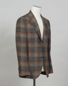 De Petrillo Check Jacket / Green & Burned Orange