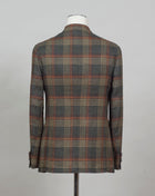 De Petrillo Check Jacket / Green & Burned Orange