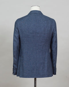 Caruso blazer impeccably tailored in Soragna, Parma, Italy. Stunning lightness and ease of movement without losing the classic tailored elegance. These are some of the ingredients that make Italian tailoring world famous and you can find it all in Caruso garments.  Beautiful handmade detailing and naturally with a full canvas structure inside.  CARUSO Blazer Model Tosca Art. 501426 BF2CM304A 58% Linen 42% Wool 2 Patch Pockets Side vents Half Lined Regular fit