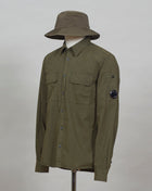 C.P. Company Chrome Bucket Hat / Ivy Green