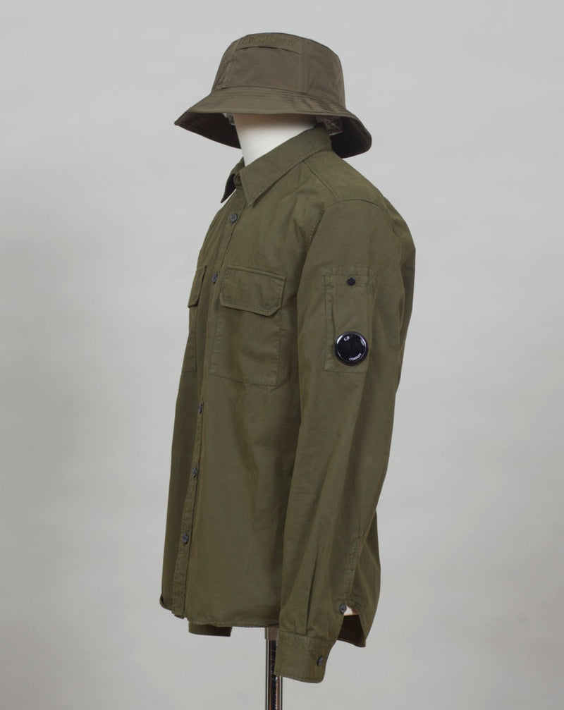 C.P. Company Chrome Bucket Hat / Ivy Green