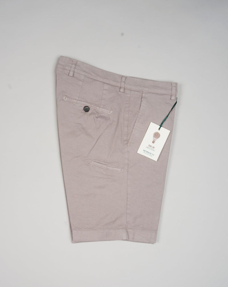 Berwich Bermuda Cotton Shorts / Grigio