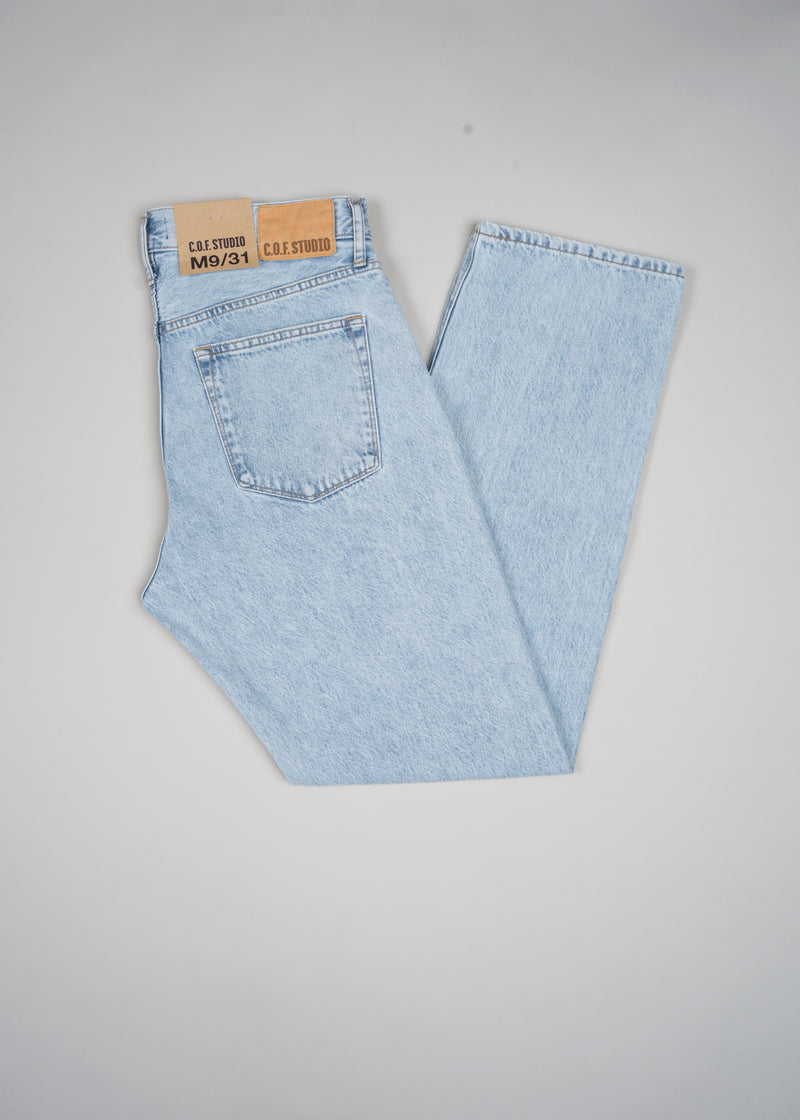 C.O.F. Studio Relaxed Straight Fit Jeans - Vintage Wash