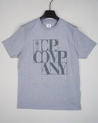 C.P. Company Jersey Sailor Logo T-shirt / Grey