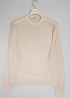 Gran Sasso Vintage Merino Crew Neck / Light Sand