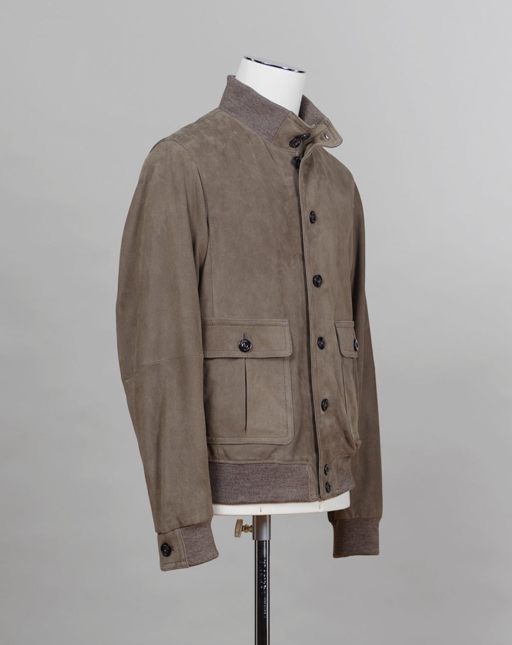 Werner Christ suede jacket, inspired by the classic A1 bomber, made from a super soft goatskin suede.  100% goatskin suede, napped inside Mod. Emanuel Art. 211902 ZN 909