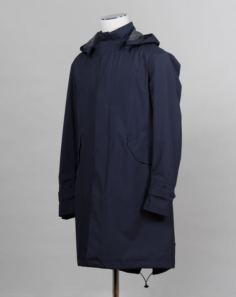 Herno Laminar Gore Tex Fishtail Parka Navy Vaatturiliike Sauma Oy