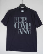 C.P. Company Jersey Sailor Logo T-shirt / Navy