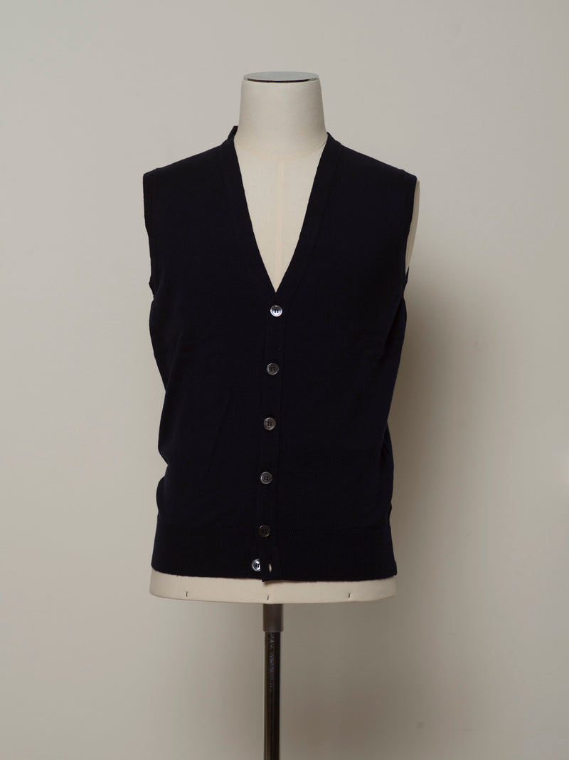 John Smedley Stavely Waistcoat / Midnight