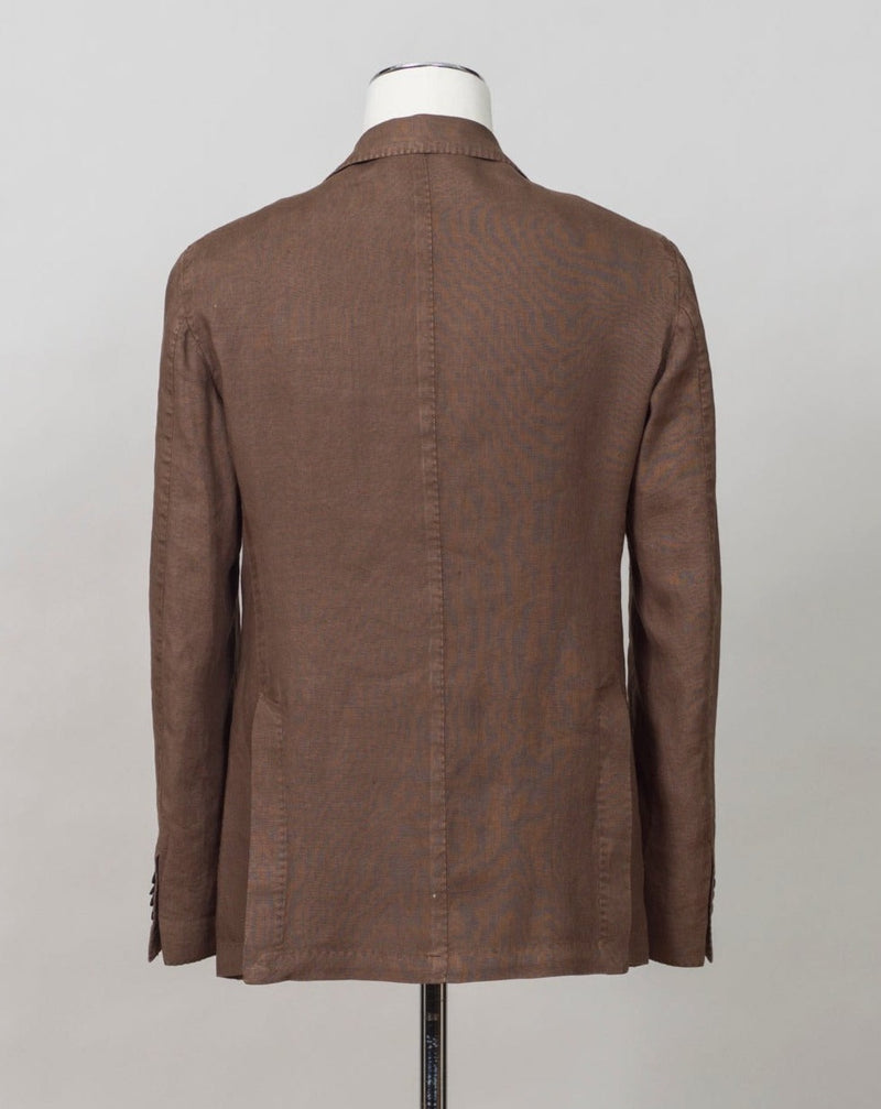 L.B.M. 1911 Washed Linen Jacket / Brown