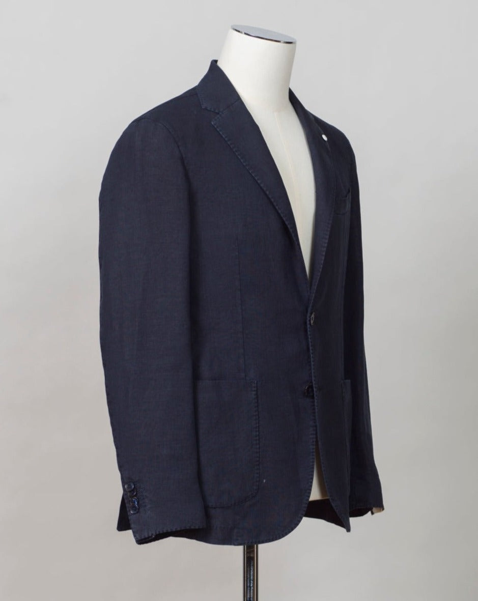 L.B.M. 1911 Washed Linen Jacket / Navy