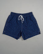 Gran Sasso Logo Swim Shorts / Blue Art. 90101 / 40600 Col. 598 / Blue 100% Recycled Microfiber Made in Italy