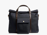 Mismo M/S Soft Work - Navy / Dark Brown